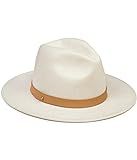 Lack of Color Women's The Fader Fedora Hat (SM (55cm), White) | Amazon (US)