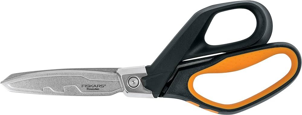 Fiskars Pro PowerArc Shears 10" Heavy-Duty Scissors with SoftGrip Ergonomic Comfort Handle - All-... | Amazon (US)