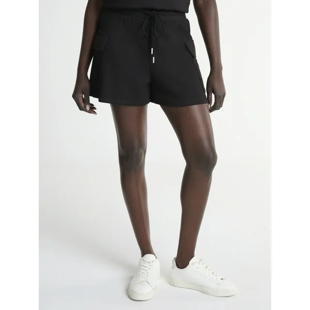 Scoop Women's and Women's Plus Scubaknit Cargo Shorts, Sizes XS-4X | Walmart (US)