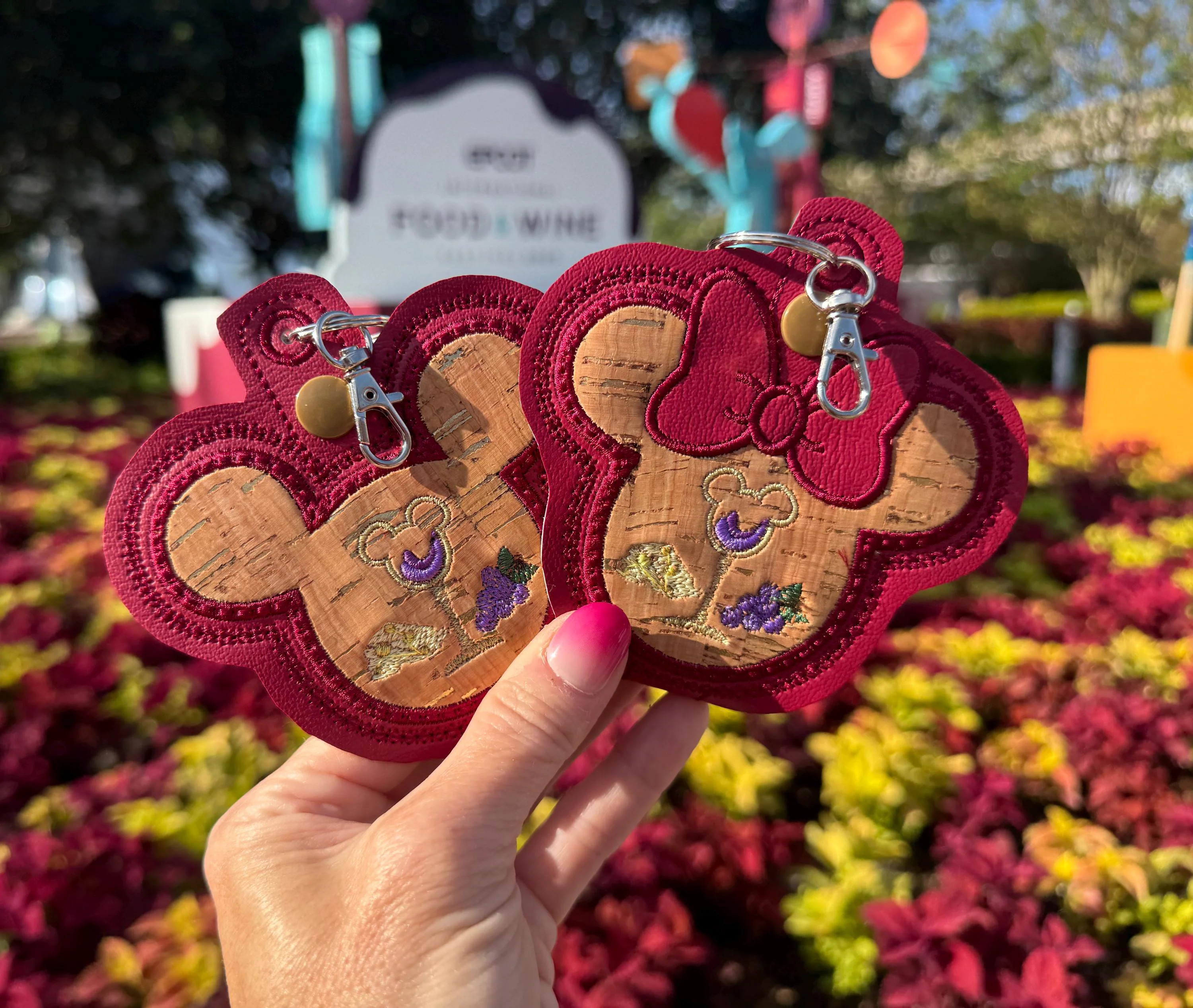 Minnie Food and Wine ear holder, Mickey Food and Wine mouse ear holder, Food & Wine ear holder, Food and Wine backpack mouse ear holder | Etsy (Global)