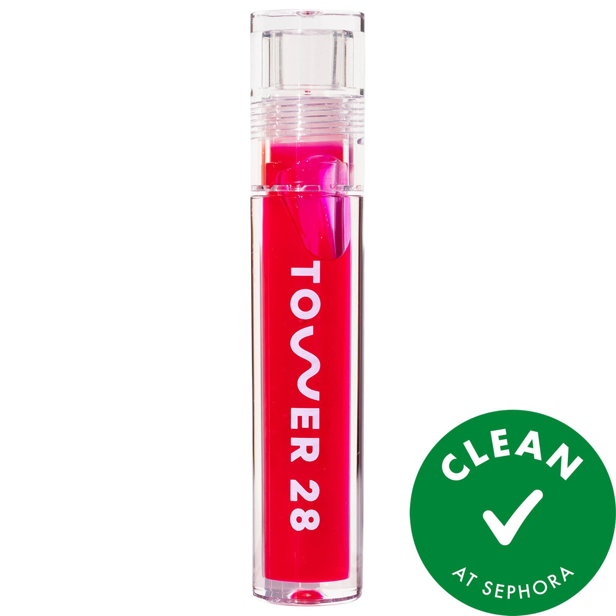 Tower 28 Beauty ShineOn Lip Jelly Hydrating Non-Sticky Lip Oil XOXO 0.13 oz/ 3.9g | Sephora (US)