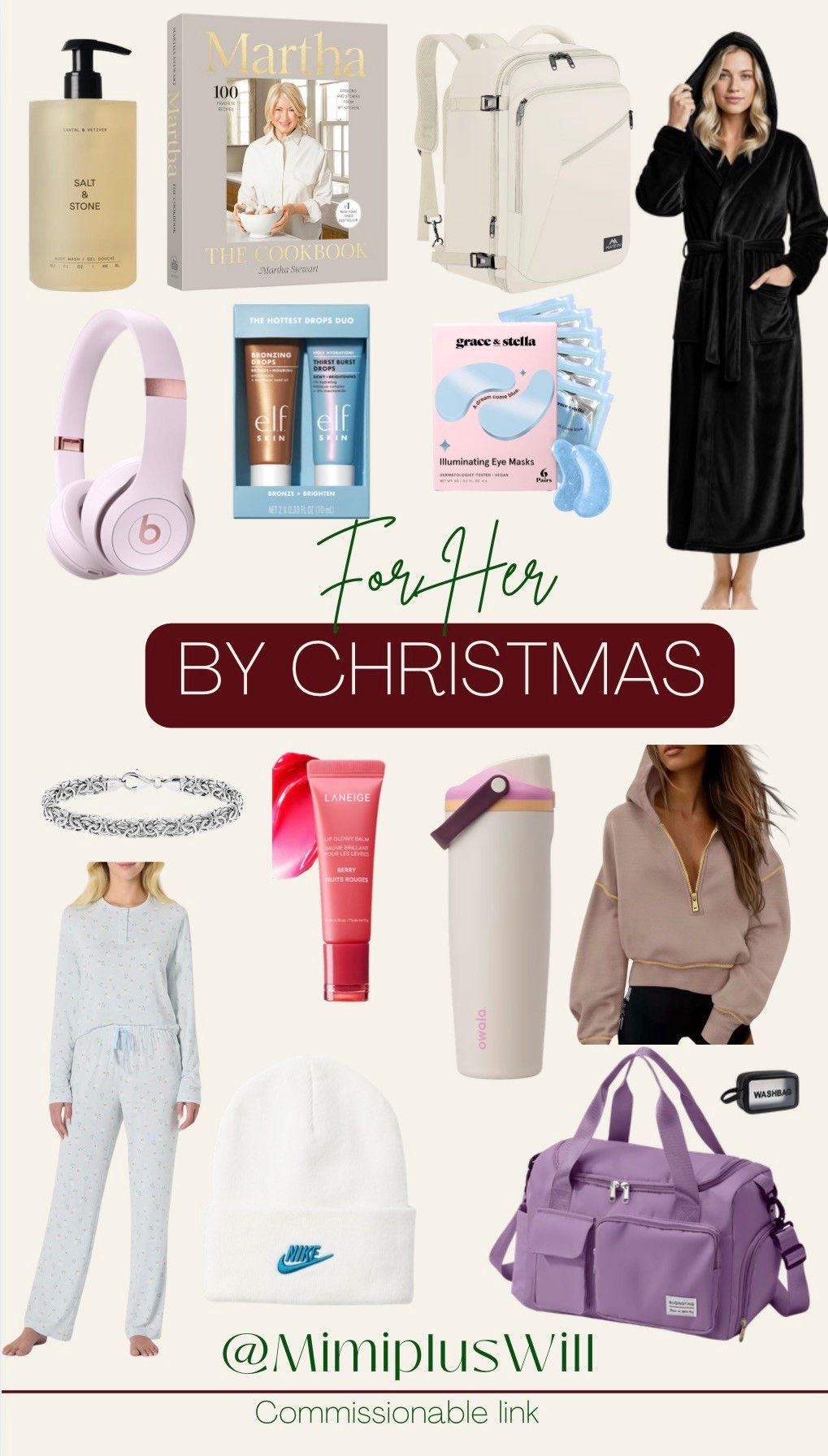 Gifts for her by  Christmas! 

Amazon | for her | gift guide | Amazon for her | robe | pajamas 
Follow @mimipluswill for more! 

#LTKGiftGuide #LTKHoliday #LTKFindsUnder100