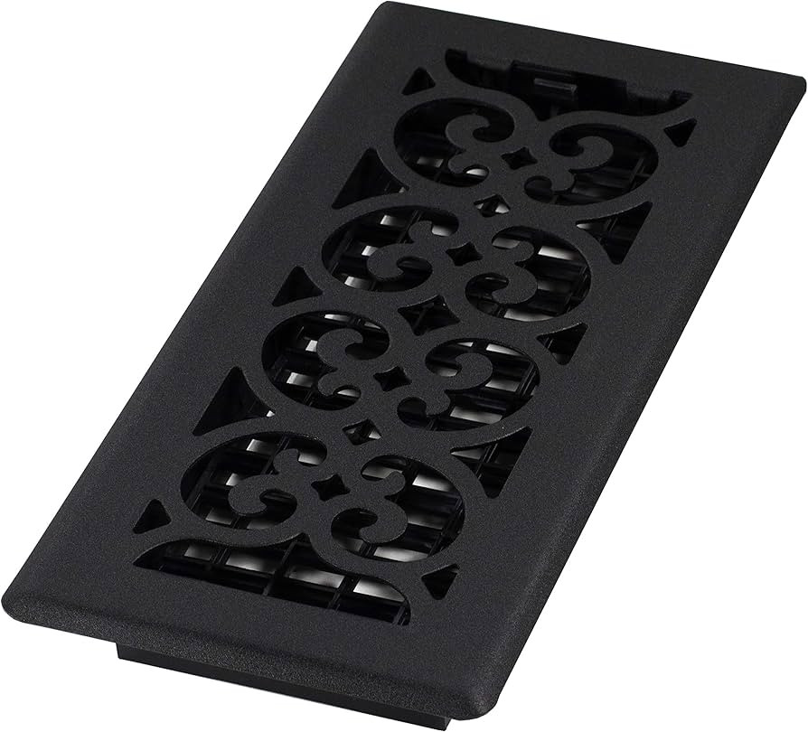 Decor Grates ST410 Classic Collection Décor Design Painted, 4x10 Inches, Floor Register | Amazon (US)