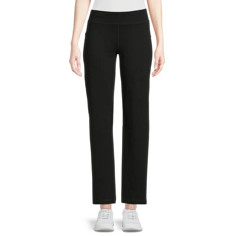 Athletic Works Women's Dri More Core Athleisure Bootcut Yoga Pants, 32" Inseam for Regular and Pe... | Walmart (US)