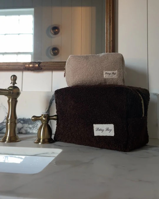 Sherpa Pouch -Teddy (Small) | Dairy Boy