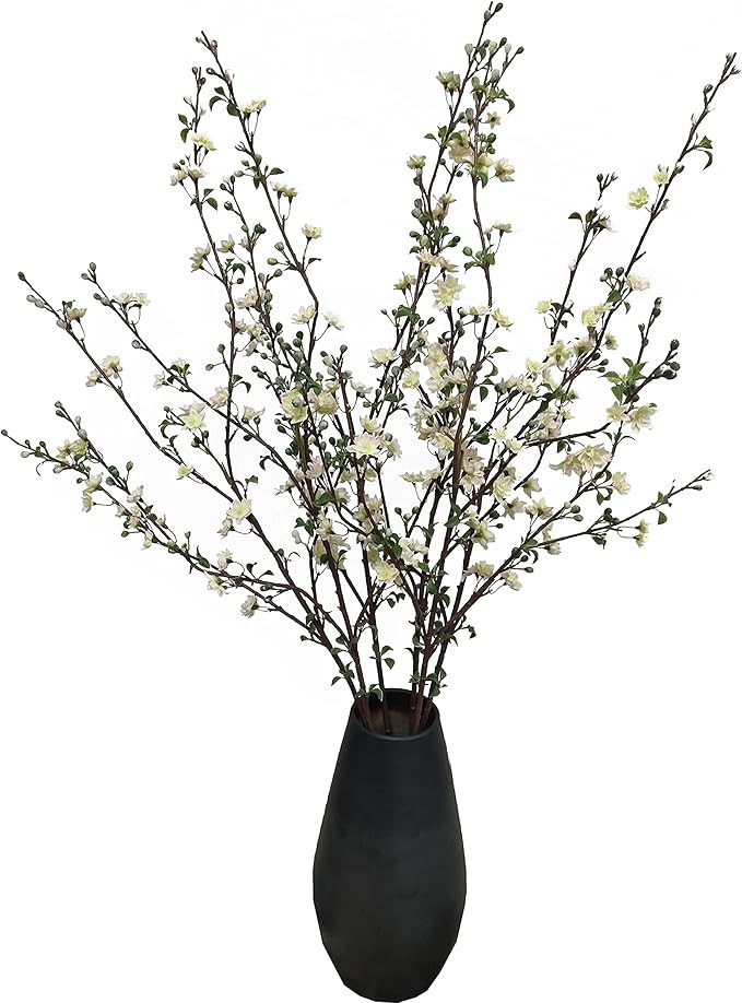 ATFL Artificial Plum Blossom Flowers,6 Pcs Light Pink Cherry Blossom Flowers,Fake Branches for Va... | Amazon (US)