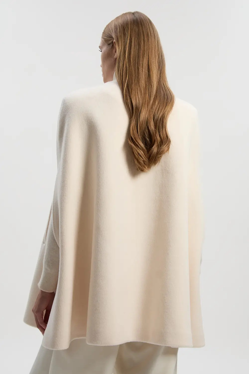 Jackets & Coats | Wool Tailored Cape Short Coat | KarenMillen | Karen Millen US