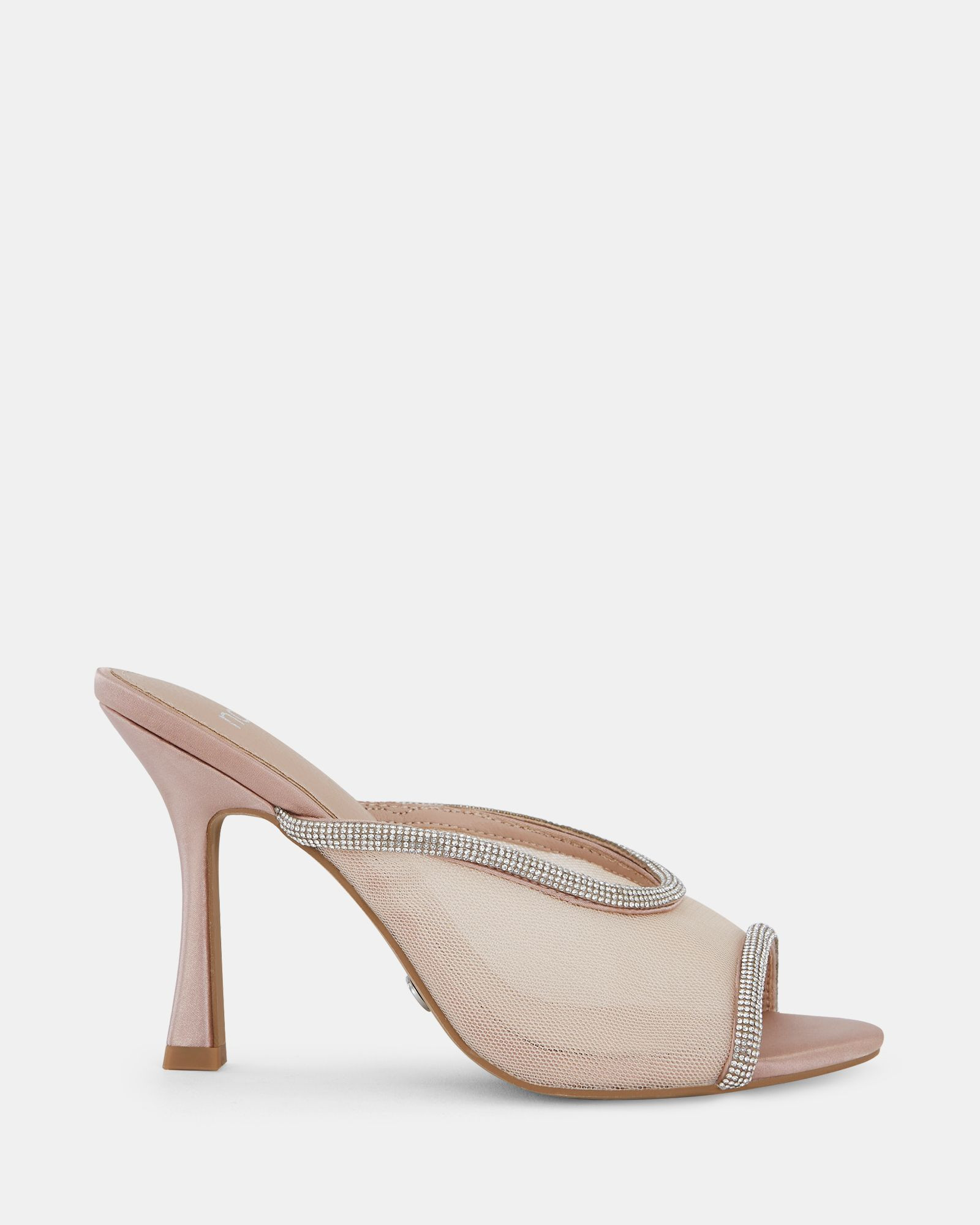 ZEMMA NUDE Open Toe Heels | Novo Shoes