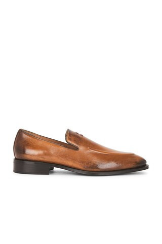 Miu Miu Leather Loafer in Brown | FWRD 