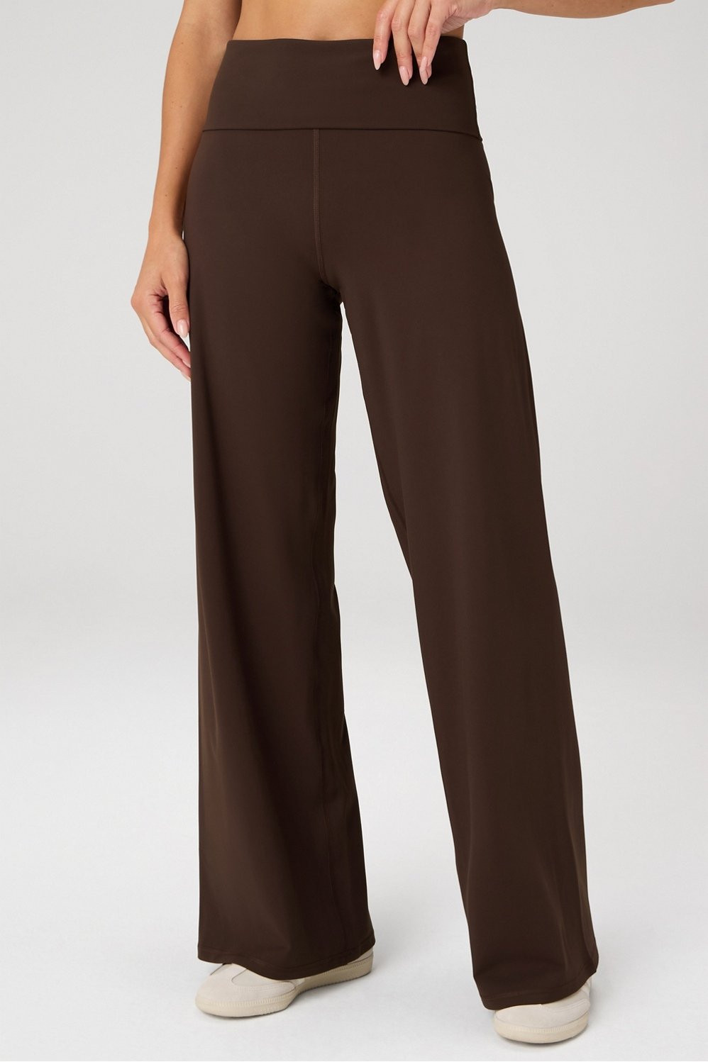 PureLuxe Foldover Straight Leg Pant | Fabletics