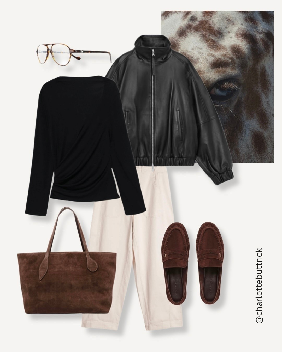 Modern Minimal outfit inspo 

Arket sold out funnel neck leather jacket (linked similar Zara jackets a+ alternatives) 
Jacquemus backless top
Eleven loves Cargo barrel leg trousers
Brown suede loafers
Brown suede tote bag 



#LTKuk #LTKbag #LTKshoes