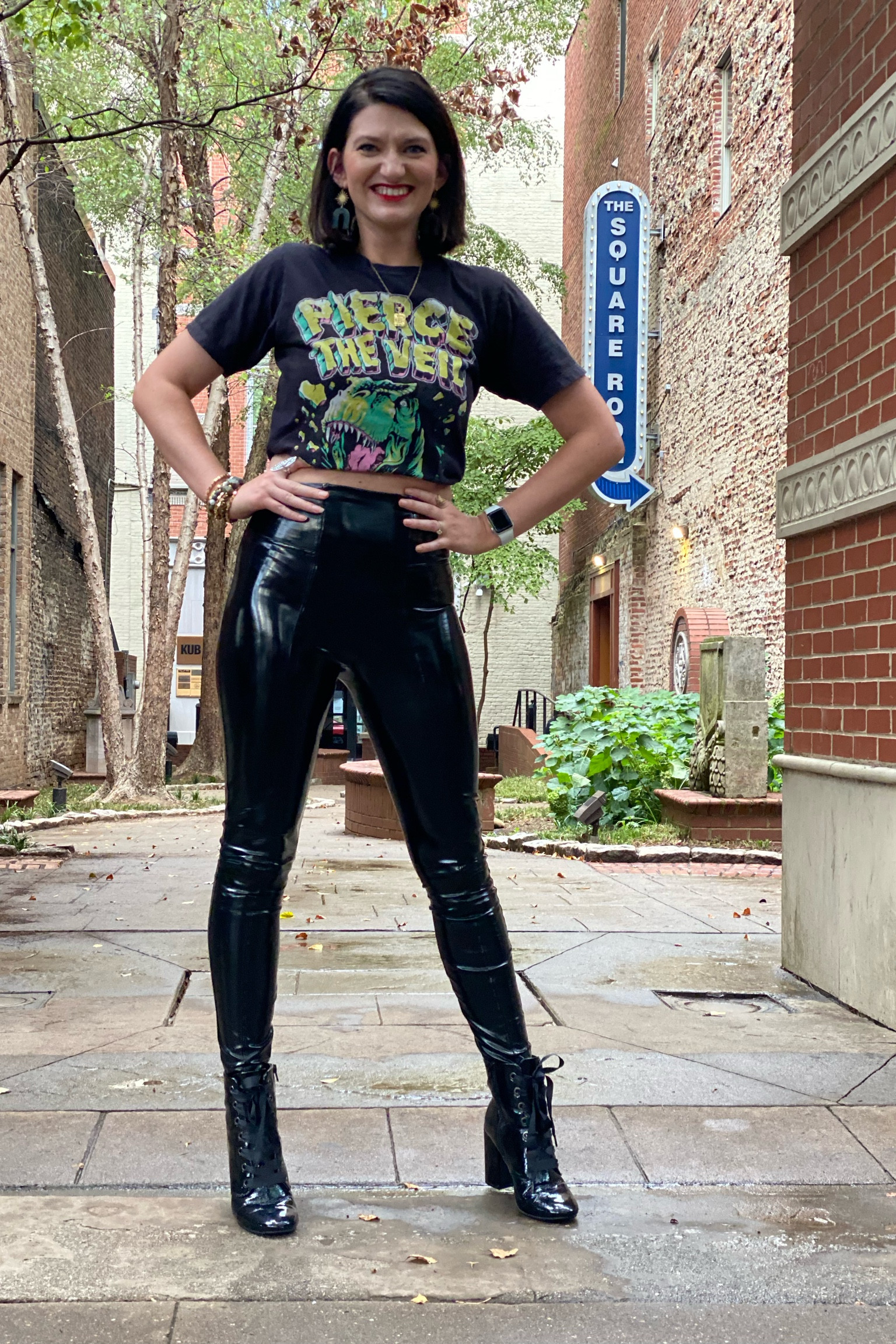 With so many holiday festivities starting soon, these patent leather leggings are the perfect addition to your winter wardrobe! You can dress them up or dress them down. 

#LTKHoliday #LTKstyletip #LTKparties