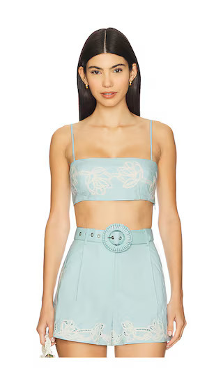 HEMANT AND NANDITA x REVOLVE Bandeau in Baby Blue. - size L | Revolve Clothing (Global)