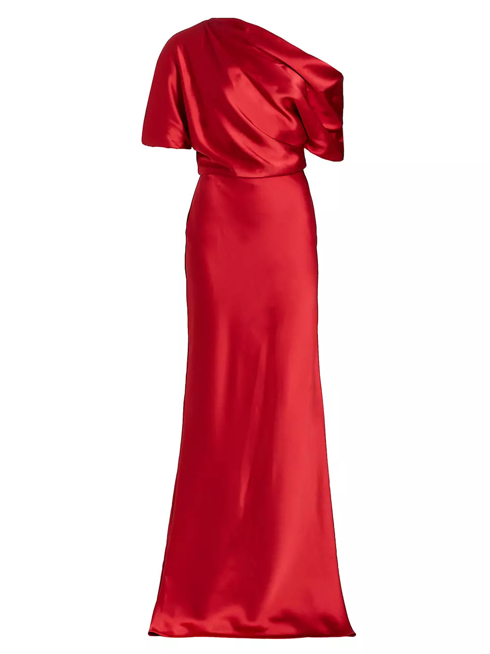 Satin One-Shoulder Gown | Saks Fifth Avenue