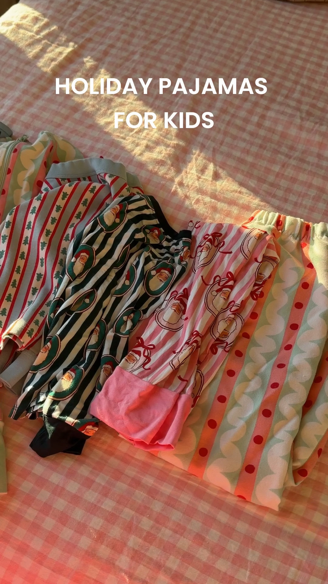 Christmas matchy kids pajamas!! I think all of the Hanna Anderson ones are on major sale 40% off + extra 20% with code NEW20