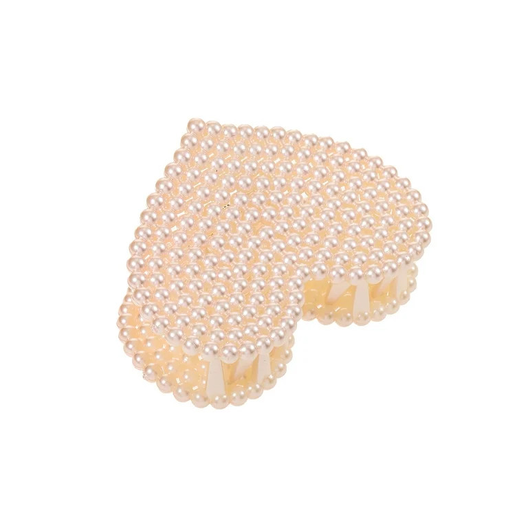 Way to Celebrate Valentine's Day Pearl Heart Claw Clip, 1 Piece | Walmart (US)