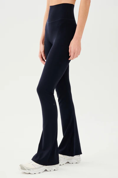 Raquel High Waist Airweight Flare - Indigo | SPLITS59 | Splits59.com