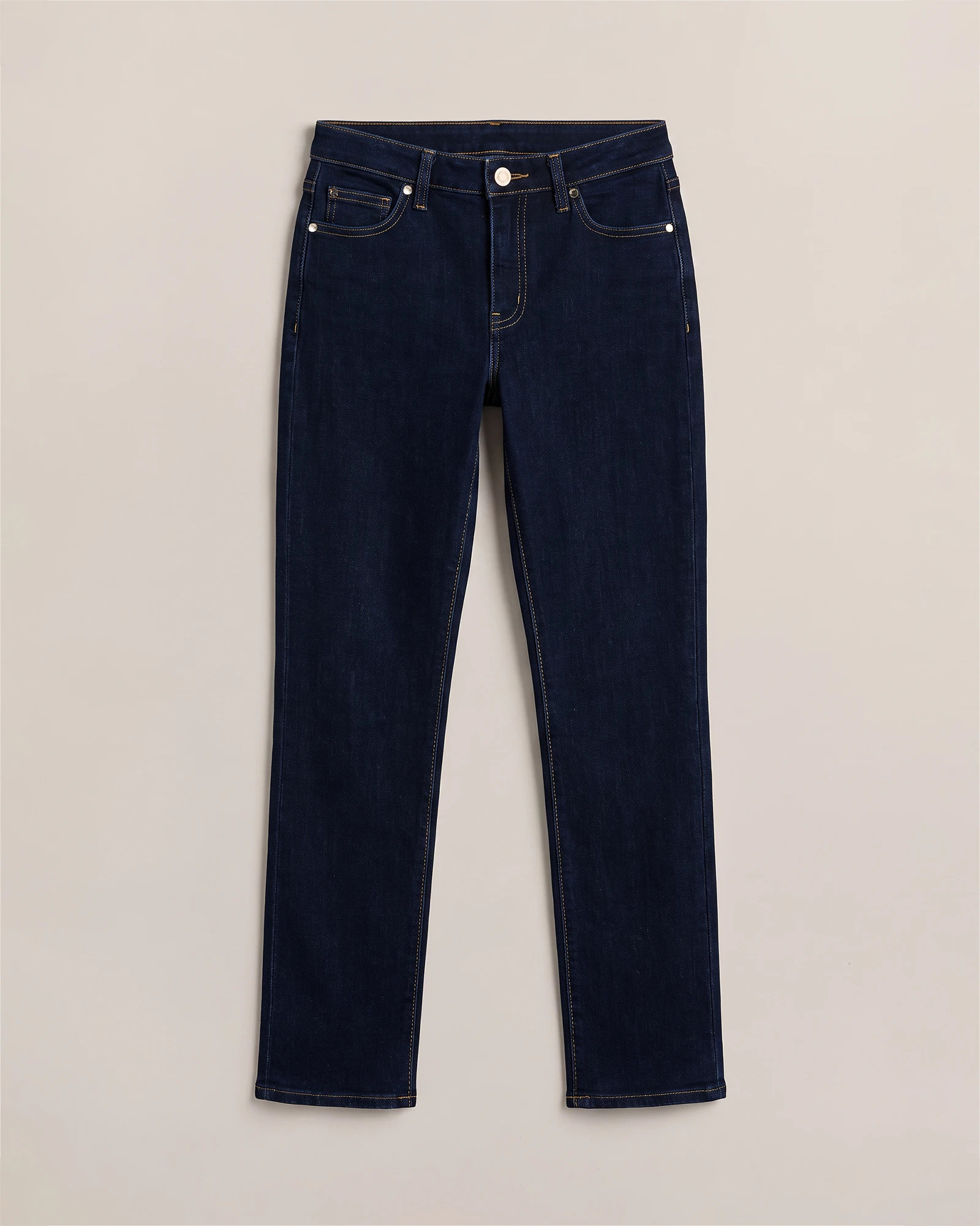 Quince | Women's Bella Stretch Straight Jeans in Faded Black, Size 27, Organic Cotton | Quince