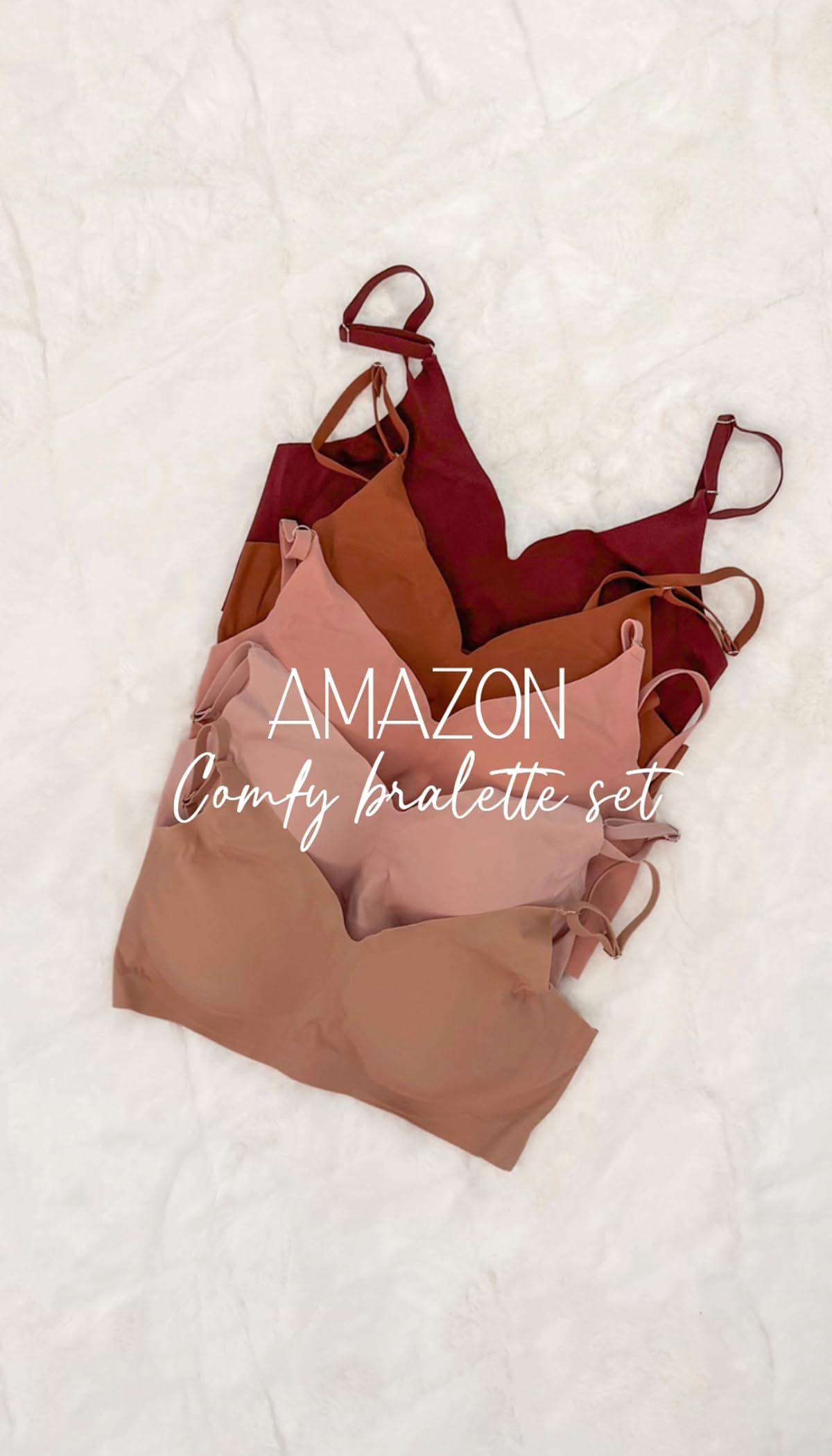 Verdusa Women's 5Pack Padded Seamless Bralettes Bra Camisole Top | Amazon (US)