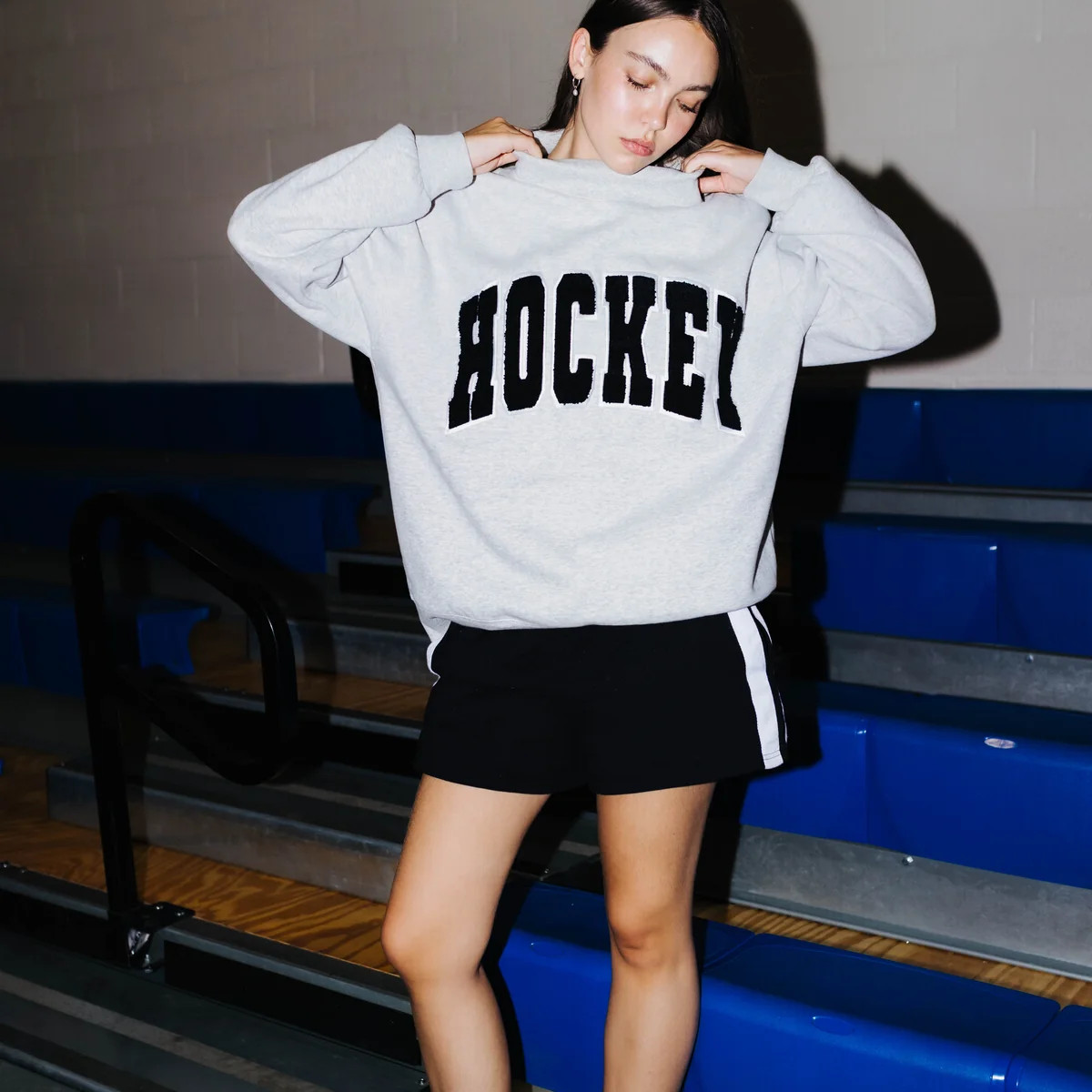 Hockey Mockneck Sweatshirt | Staykation