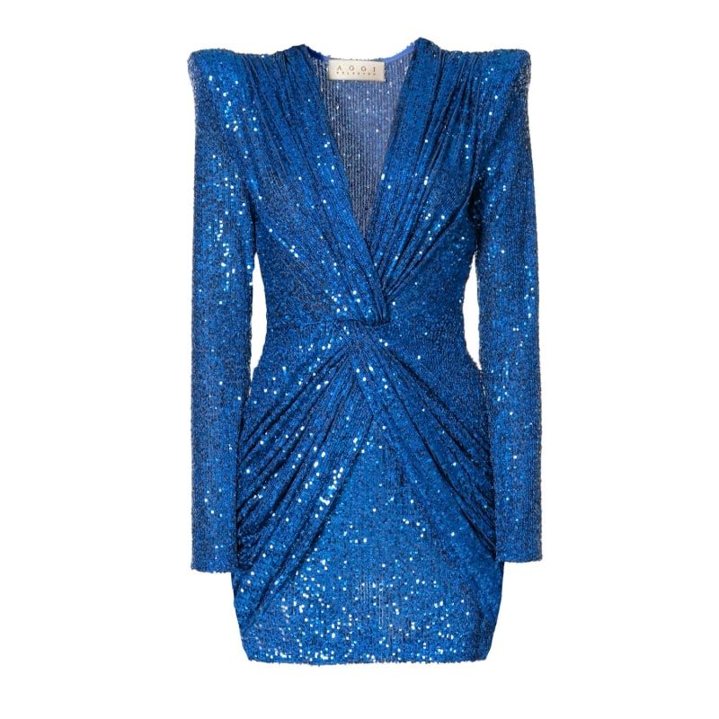 Jennifer Brilliant Blue Dress | Wolf and Badger (Global excl. US)