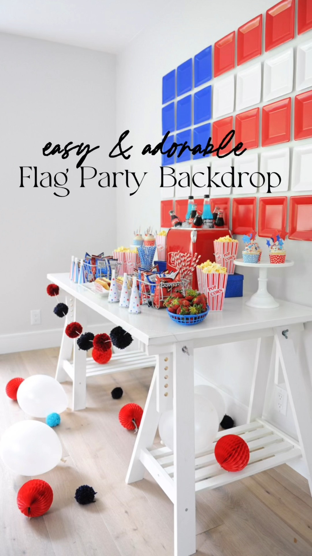 Make this darling and super EASY DIY flag party backdrop for your 4th of July parties this year. You only need a few supplies and I've linked the plates you need below, and some of my favorite red, white and blue party supplies. 

 #LTKSeasonal #LTKHome #LTKSaleAlert
