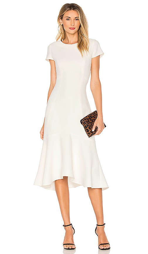 Amanda Uprichard Evalina Dress in Ivory. - size L | Revolve Clothing (Global)