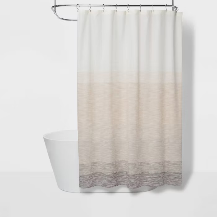 Spacedye Shower Curtain Beige/Ombre - Project 62™ | Target