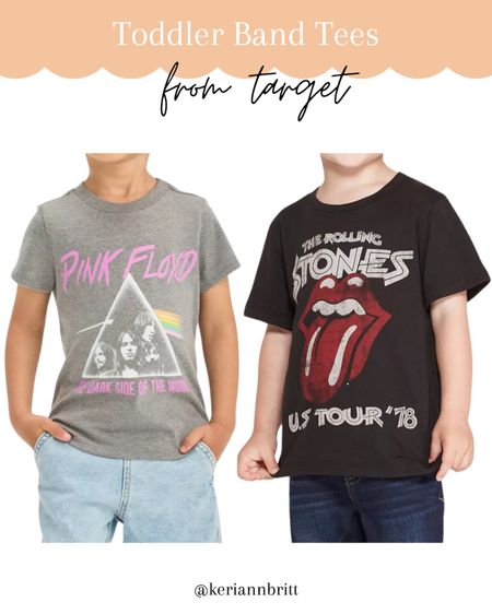Toddler Band Tees

Target graphic tee / band shirt / toddler boy / toddler girl / kids t-shirt/ Rolling Stones / Pink Floyd 

#LTKBaby #LTKKids #LTKStyleTip