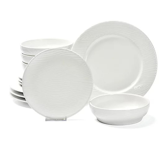 Make Your Selection: Temp-tations 12-Piece Essential Dinnerware Set | QVC