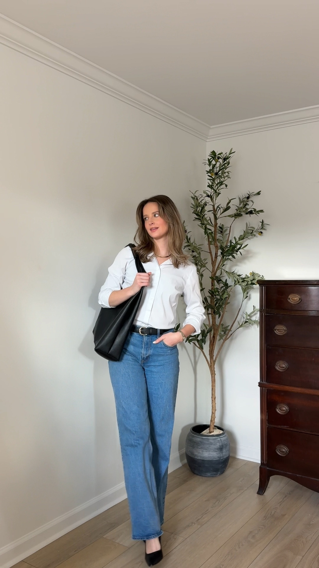 day 6 of 7☕️ styling jeans for the office 

#LTKWorkwear #LTKgrwm #LTKStyleTip