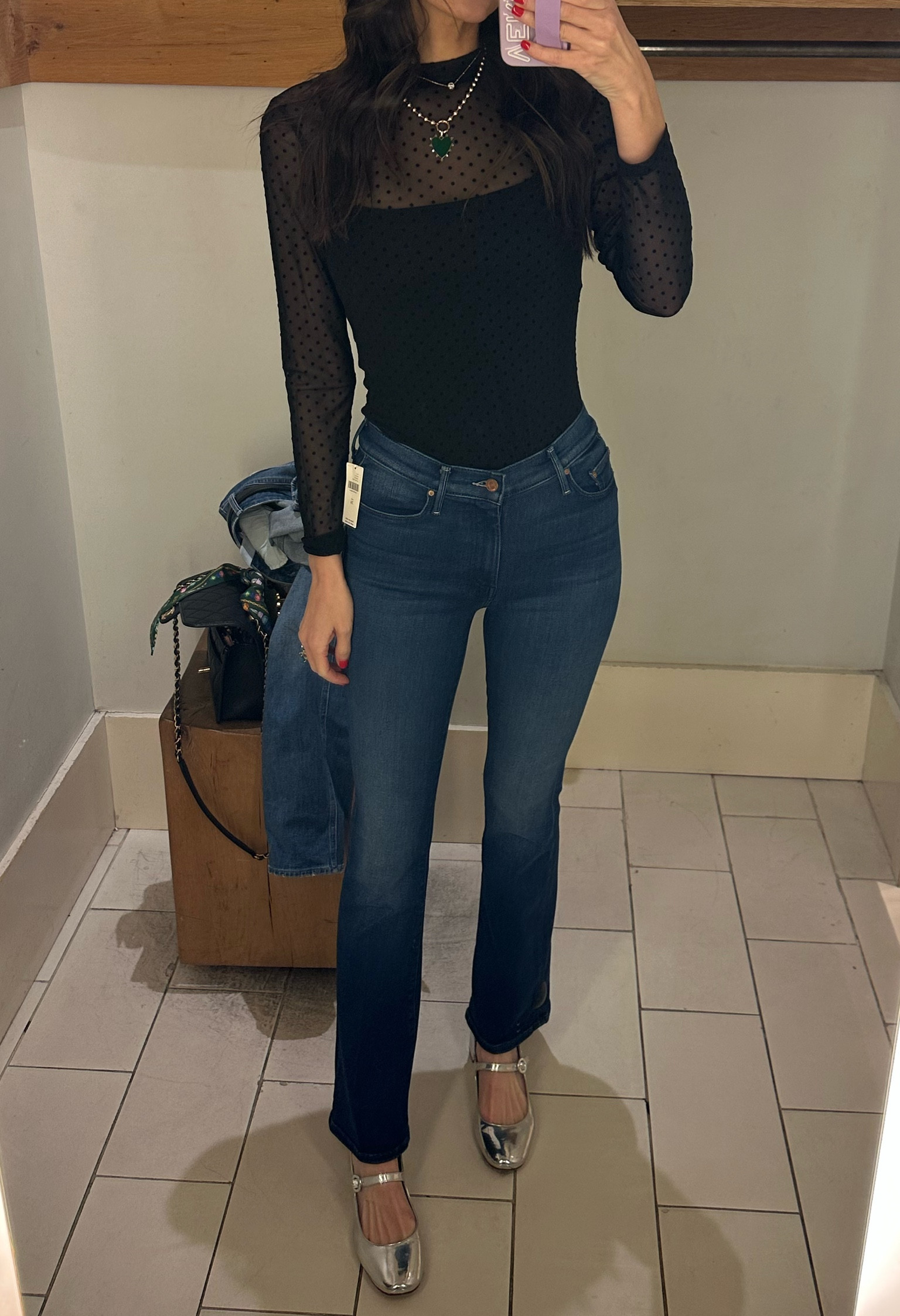 New MOTHER jeans: wearing size 26
