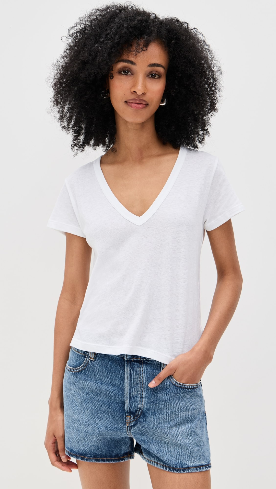 Leset Laura V Neck Tee | Shopbop | Shopbop