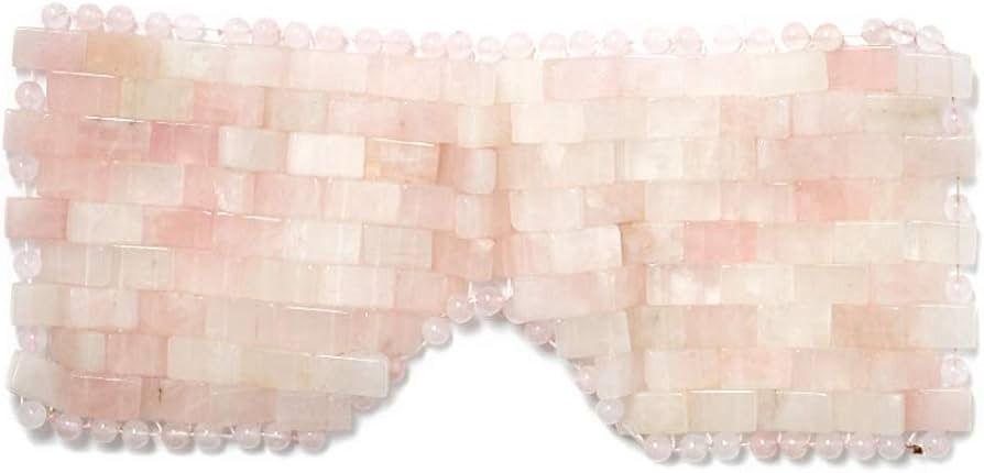 Skin Gym Rose Quartz Crystal Sleep Eye Mask - Soothing, Anti Aging, Depuffing and Anti Wrinkle - ... | Amazon (US)