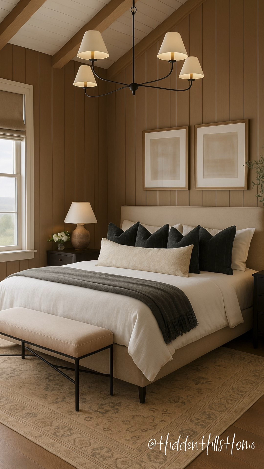 Modern traditional master bedroom mood board, bedroom design ideas, bedroom inspiration, bedroom decor
#bedroom wall color is SW tea chest

#LTKHome #LTKSaleAlert #LTKSeasonal