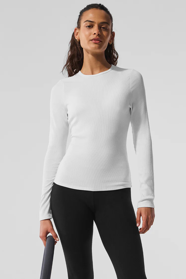 Ribbed Modal Long Sleeve | Alo Yoga (US)