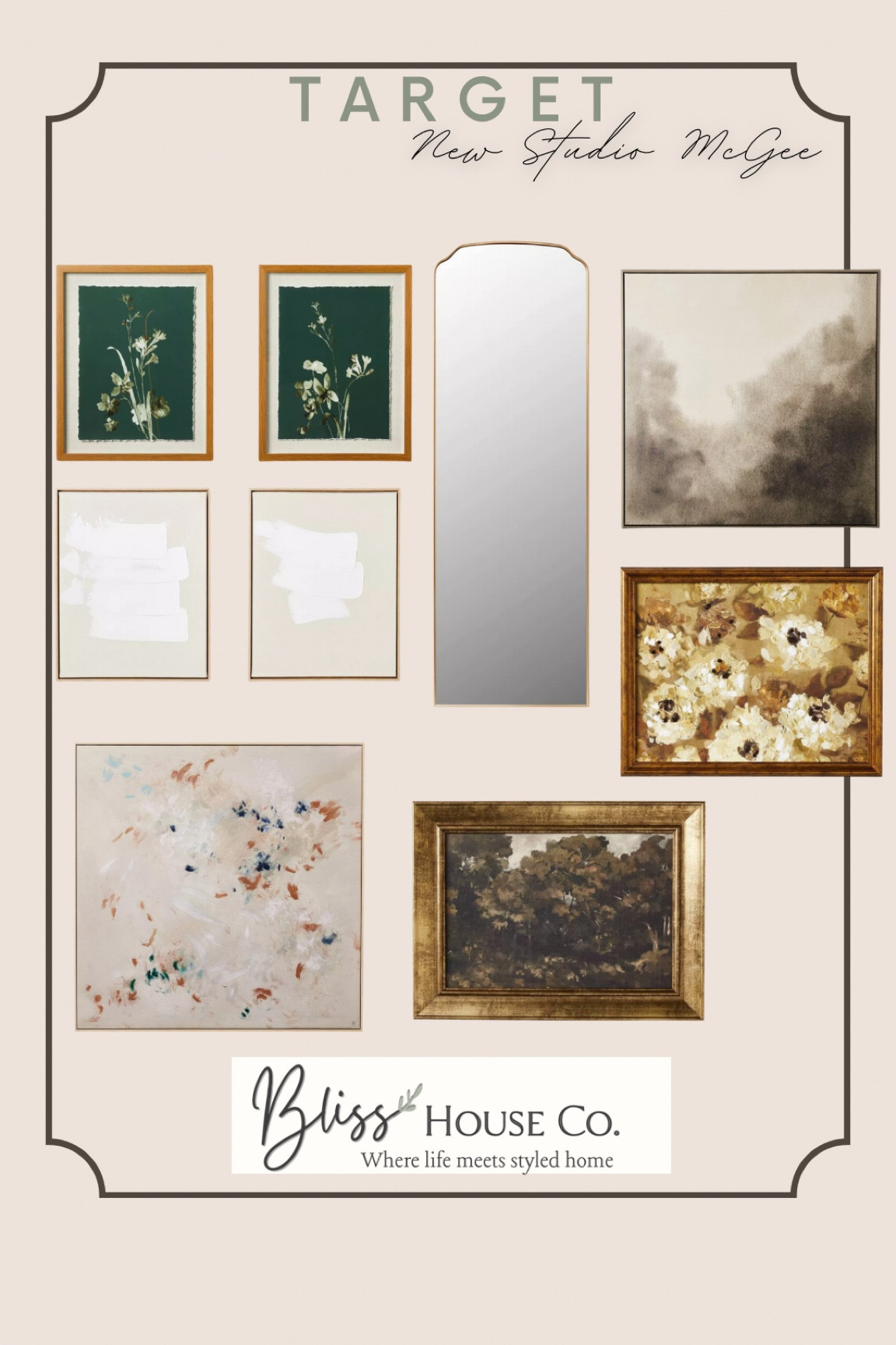 New target in studio McGee mirrors and art

#LTKhome #LTKfindsunder100 #LTKsalealert