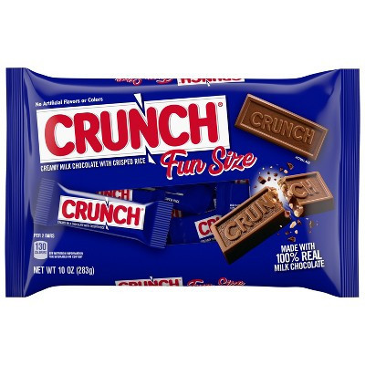 Crunch Fun Size Chocolate Candy Bar - 10oz Bag | Target