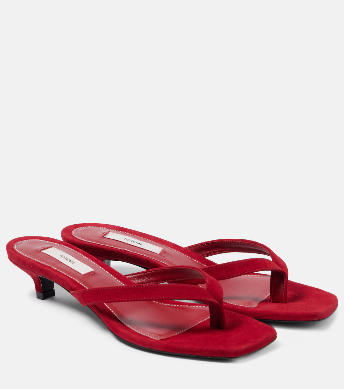 Suede thong sandals | Mytheresa (UK)