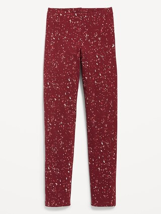 Printed Built-In Tough Full-Length Leggings for Girls | Old Navy (US)