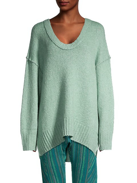 Free People Brookside Dropped-Shoulder Sweater on SALE | Saks OFF 5TH | Saks Fifth Avenue OFF 5TH