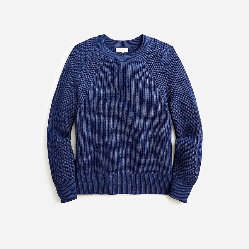 Cotton fisherman sweater | J. Crew US