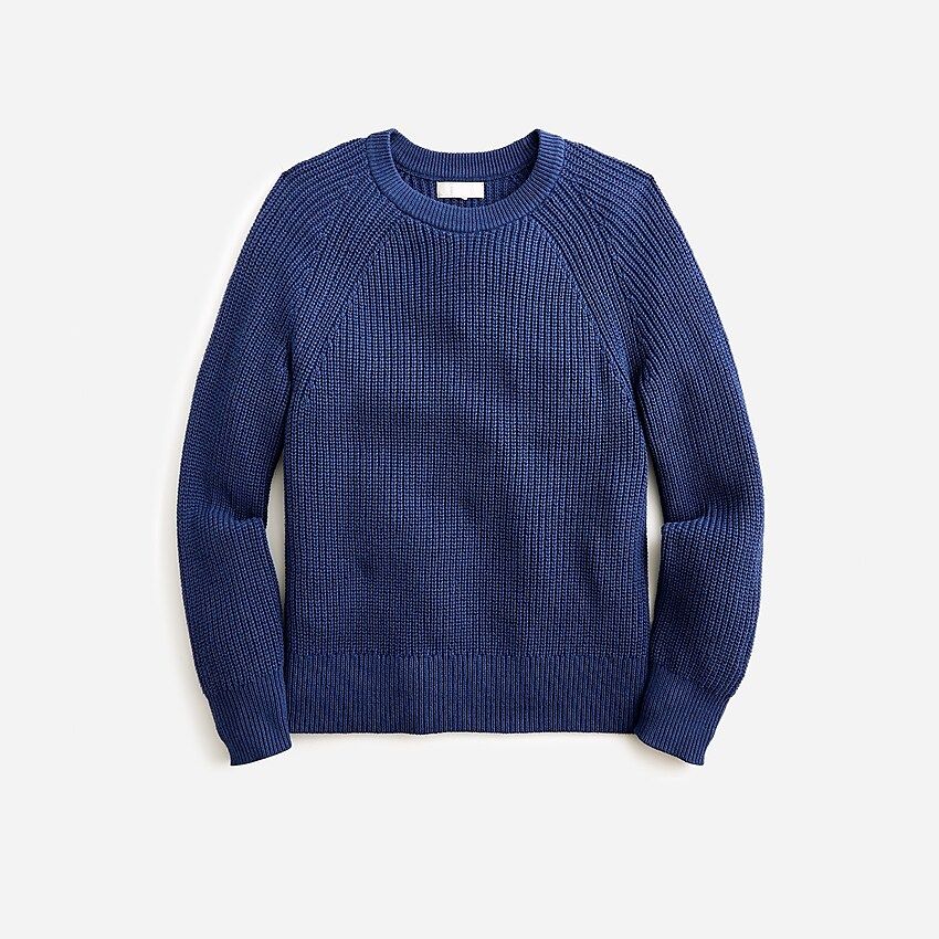 Cotton fisherman sweater | J.Crew US