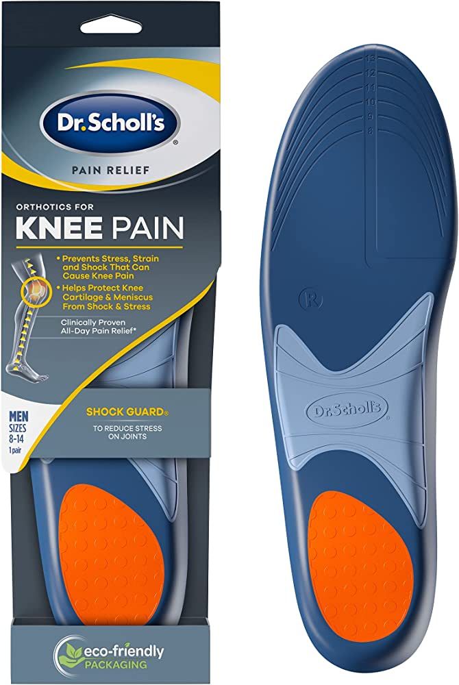 Dr. Scholl's Knee Pain Relief Orthotics // Immediate and All-Day Knee Pain Relief Including Pain ... | Amazon (US)