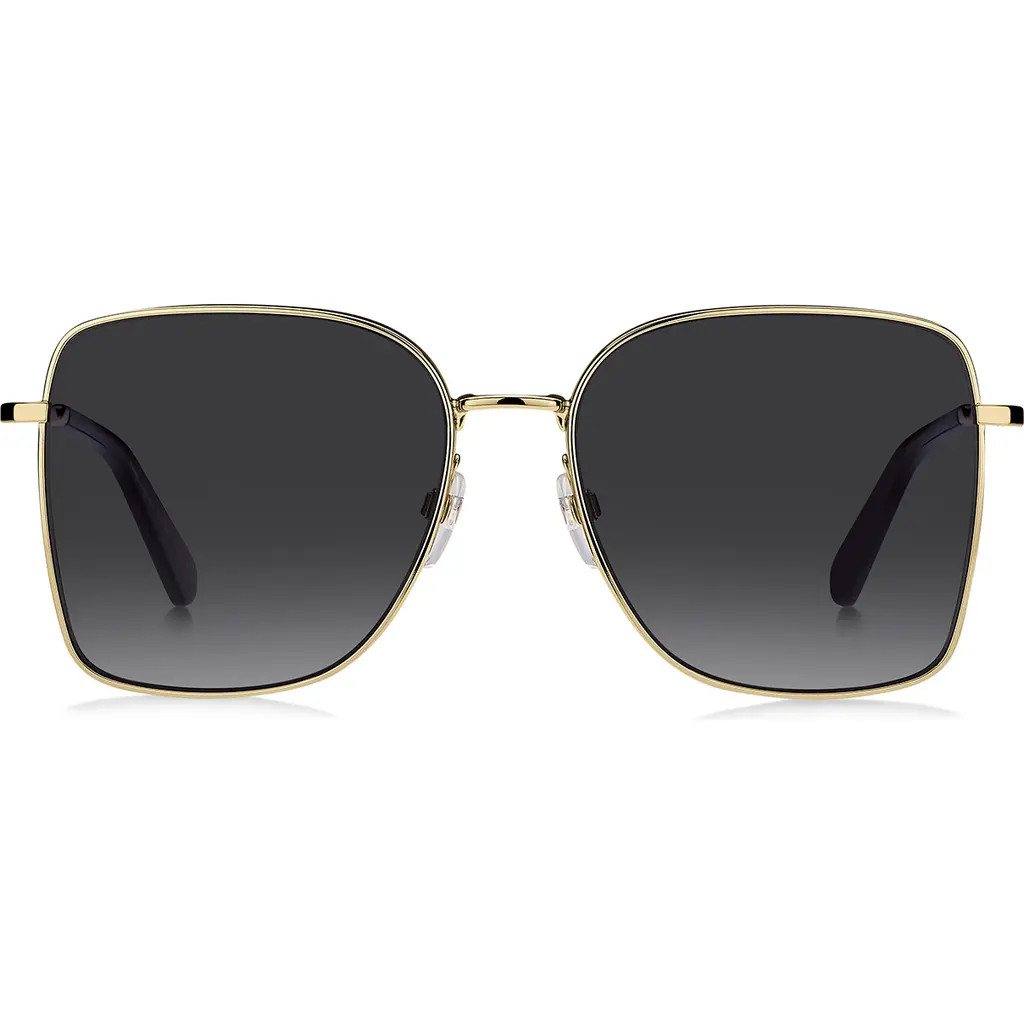 Marc Jacobs 58mm Square Sunglasses in Gold Black at Nordstrom | Nordstrom