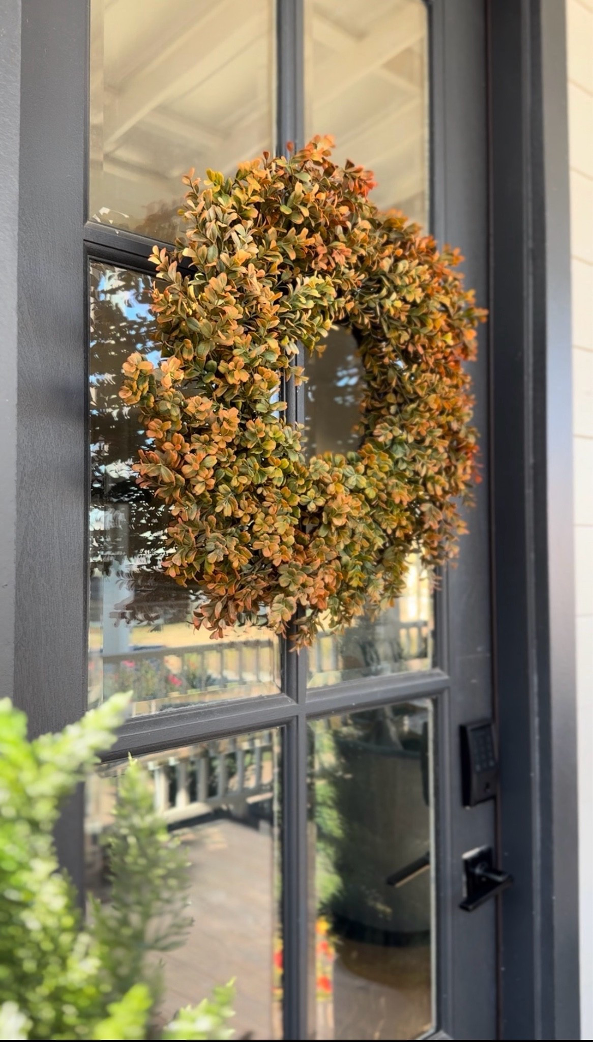 Prep your porch for fall! We love this faux eucalyptus wreath - low maintenance! #homedecor #falldecor

#LTKHome #LTKSeasonal