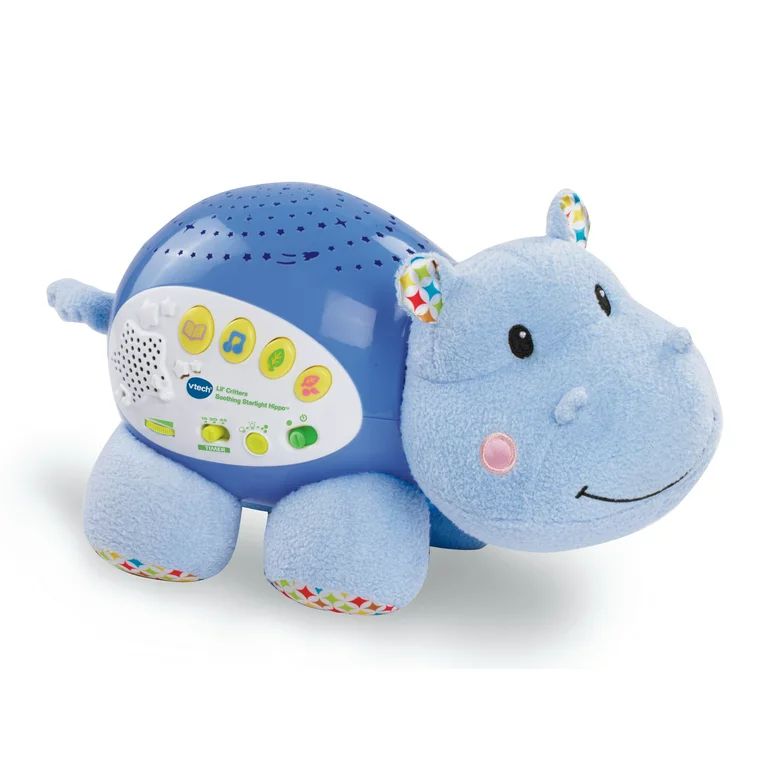 VTech Lil' Critters Soothing Starlight Hippo, Plush Baby Crib Toy | Walmart (US)