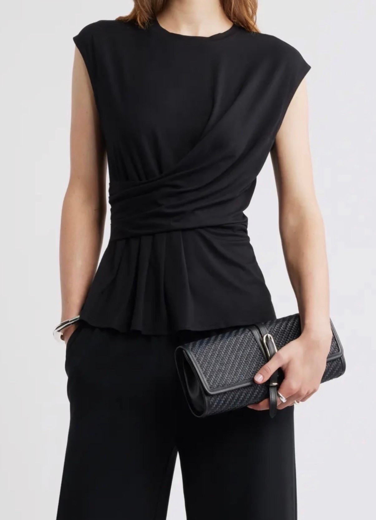 Black wrap top

#LTKootd #LTKgrwm #LTKdayinmylife