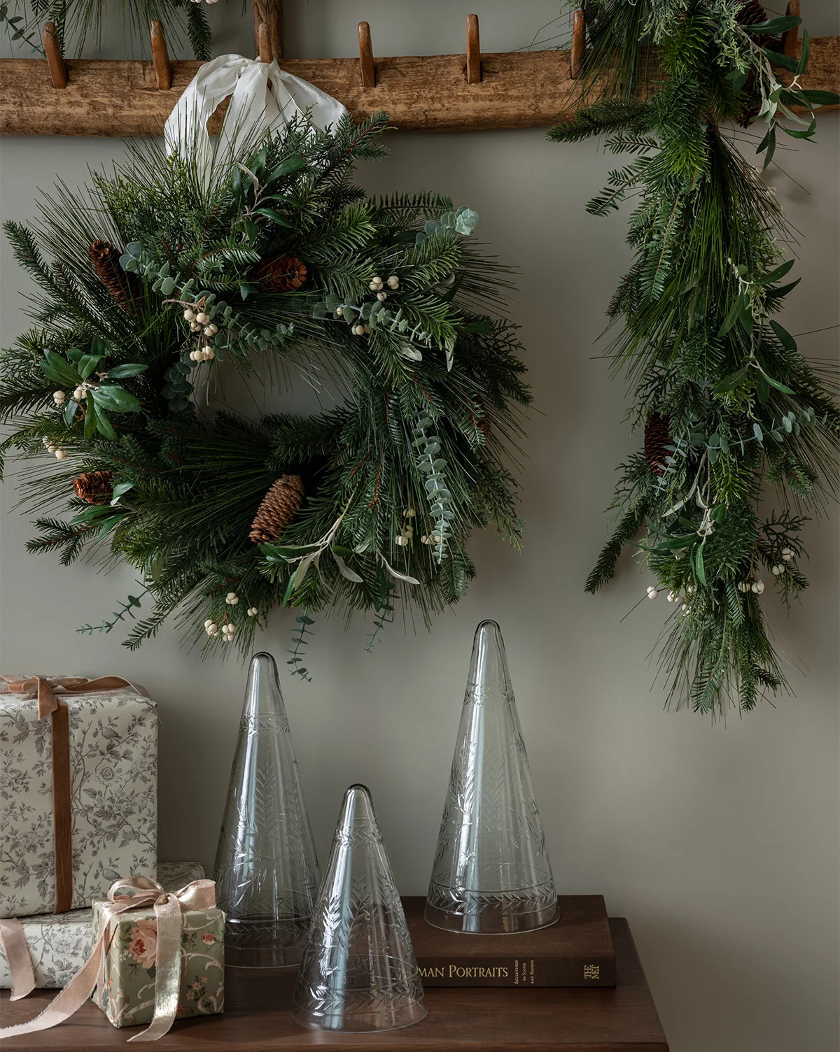 24" Pinecone & Berries Faux Wreath | McGee & Co. (US)