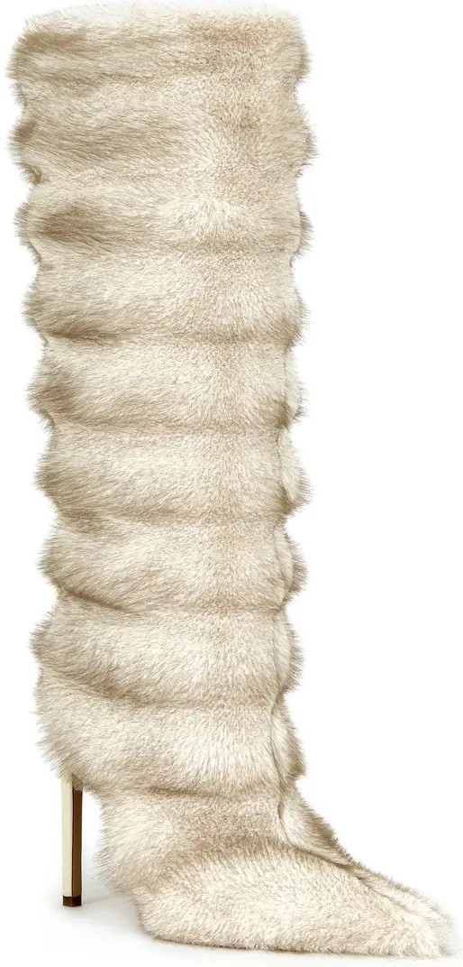 Augusto Faux Fur Knee High Boot (Women) | Nordstrom